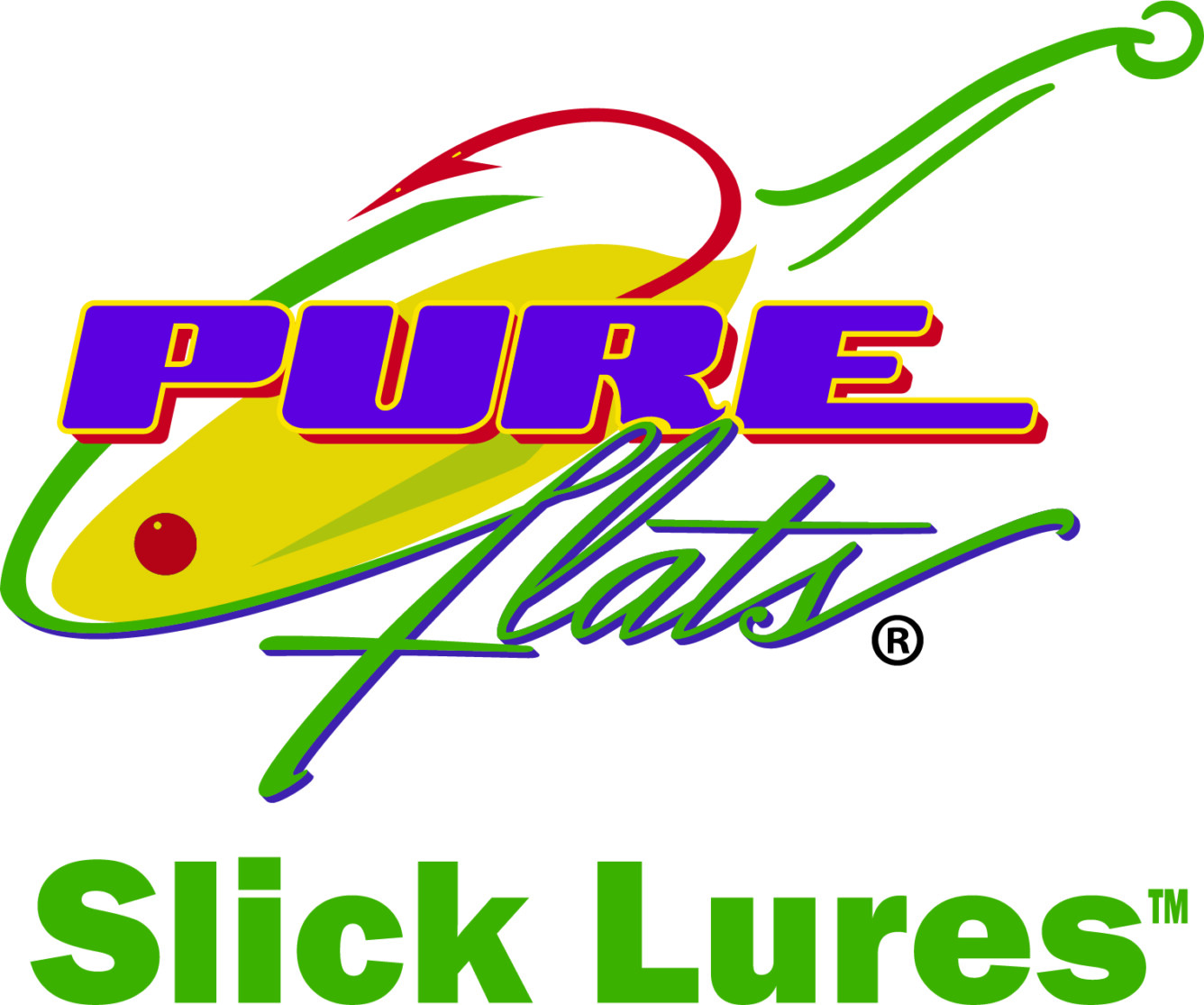 Pure Flats Slick Lures Logo